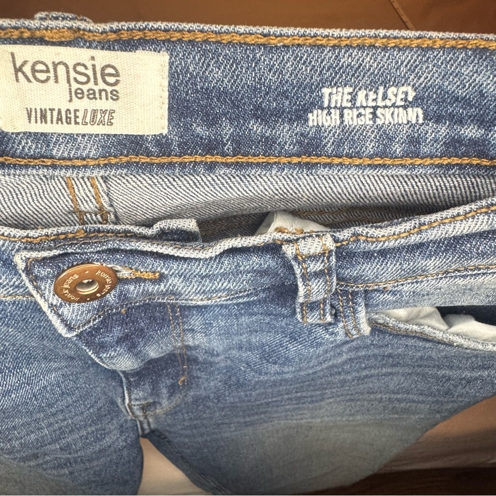 Kensie The Kelsey High Rise Skinny Jeans Womens 10 Blue Stretch Denim 31x28 - Picture 5 of 9